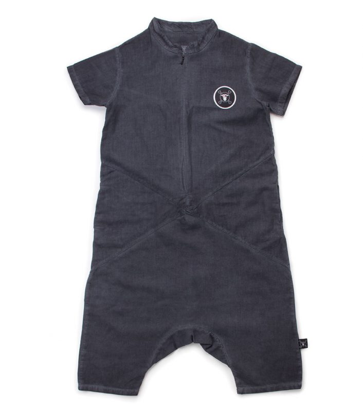 NU1373A Divided Woven Overall, Dyed Grey