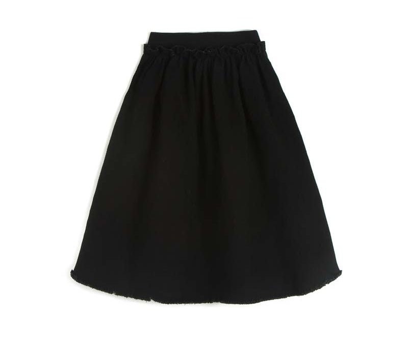 Denim Black Silvina Skirt