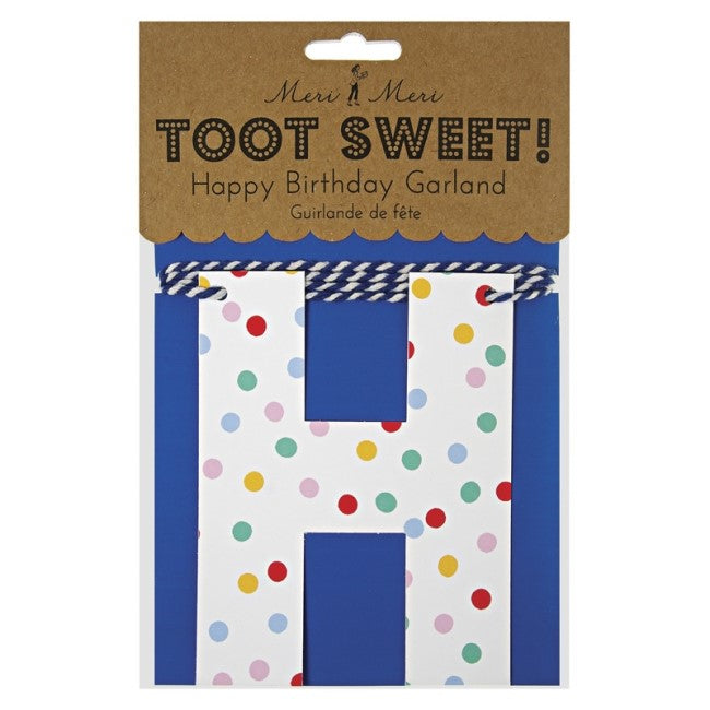 TOOT SWEET SPOTTY (HAPPY BIRTHDAY) GARLAND