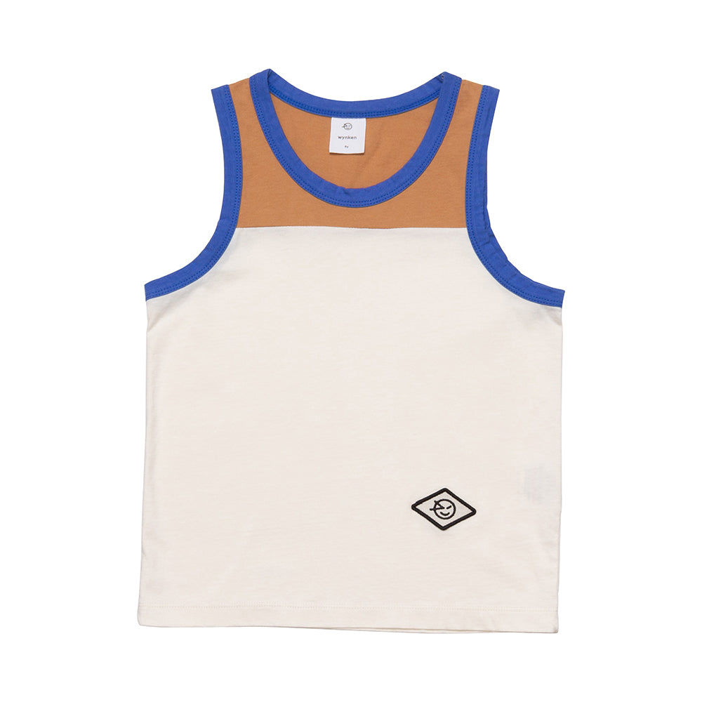 Wynken Highline Vest, Blue/Cloud/Caramel