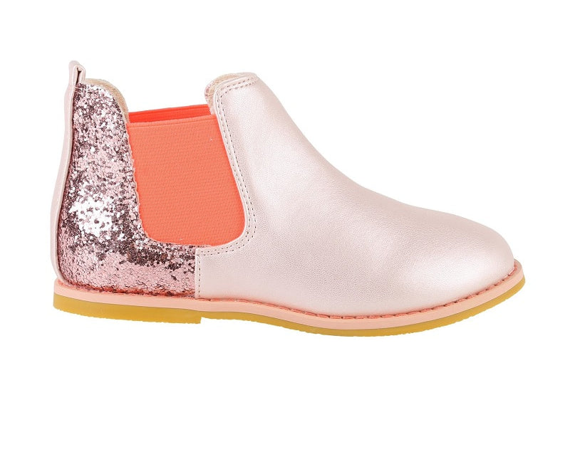Chelsea Boots W/ Glitter Heels