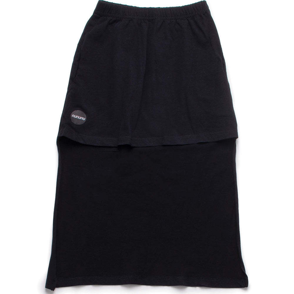 Black Mini Maxi Skirt 