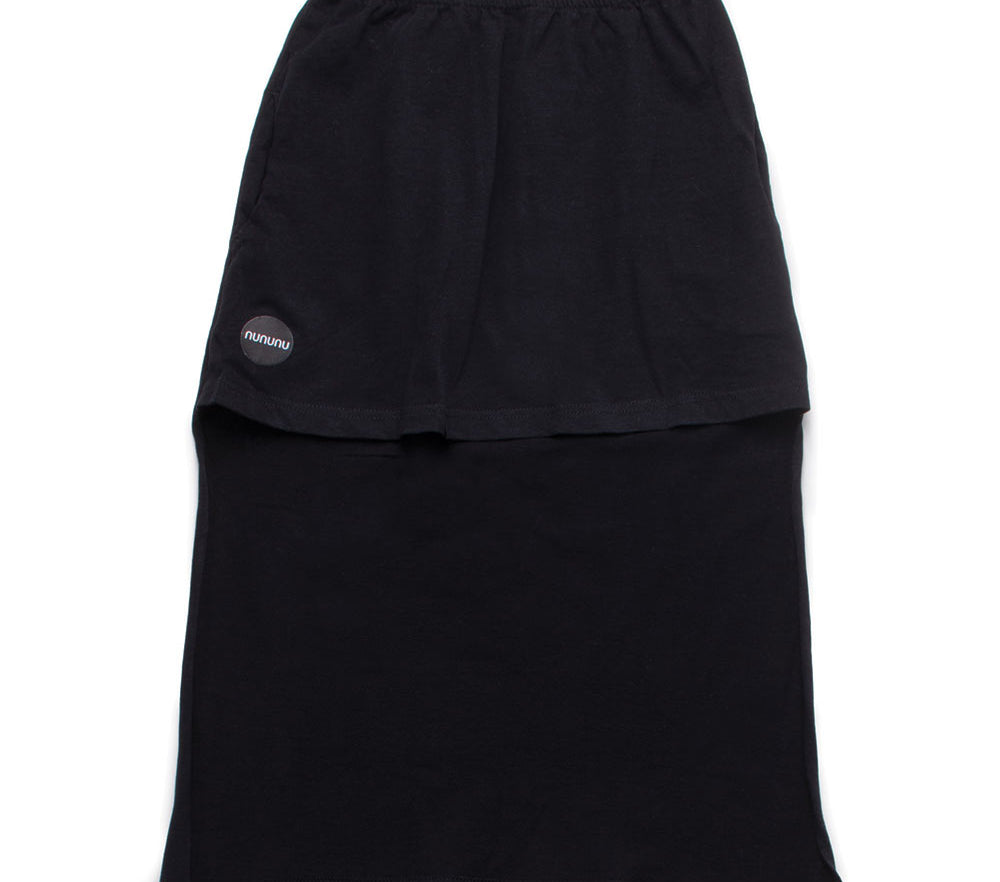 Black Mini Maxi Skirt 