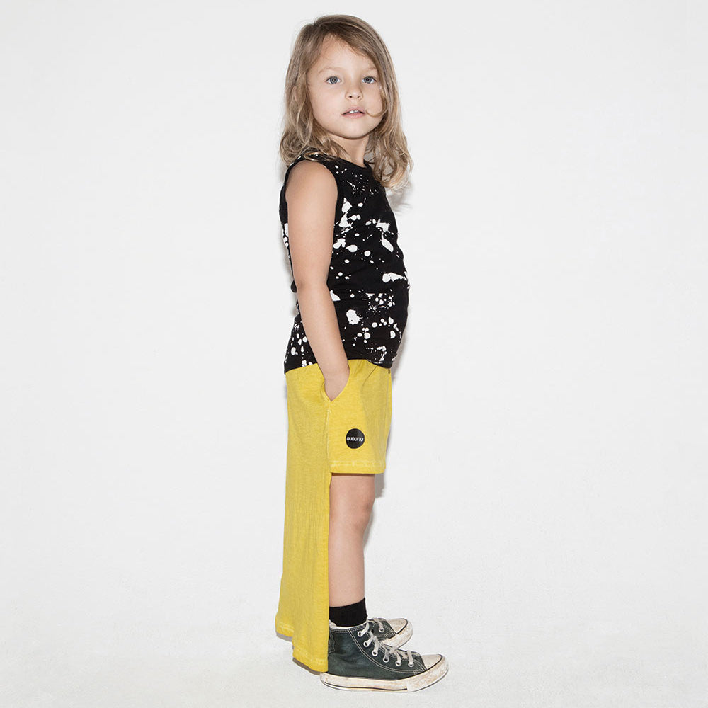 Dusty Yellow Mini Maxi Skirt 